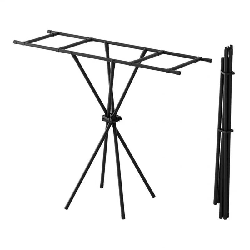 Étendoir à linge pliable trépied portable