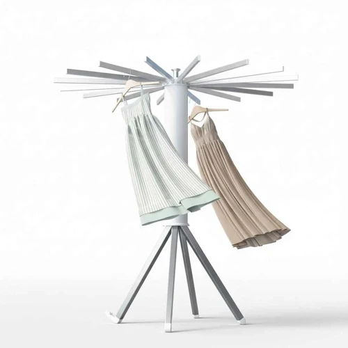 Étendoir à linge tour solide pliable balcon
