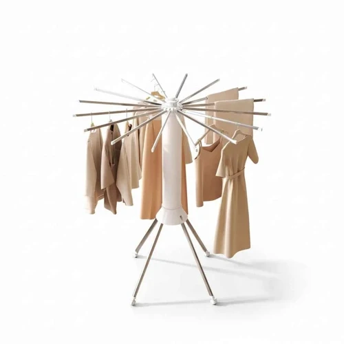 Étendoir à linge tour solide pliable balcon