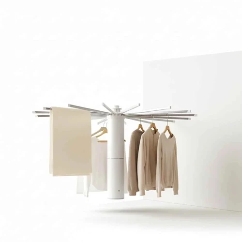 Étendoir à linge tour solide pliable balcon
