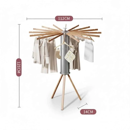 Étendoir à linge tour solide pliable balcon