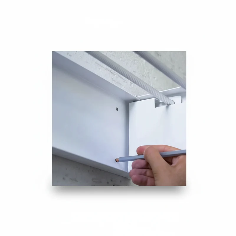 Étendoir à linge mural rabattable en aluminium