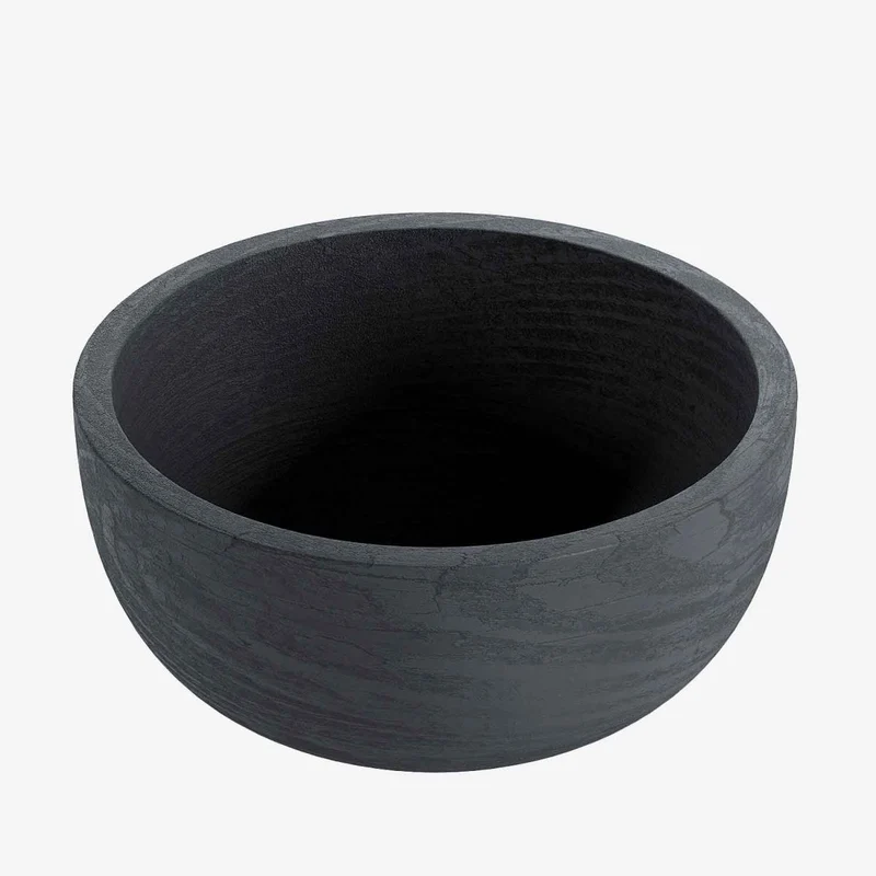 Coupelle d corative en bois de paulownia noir Albi