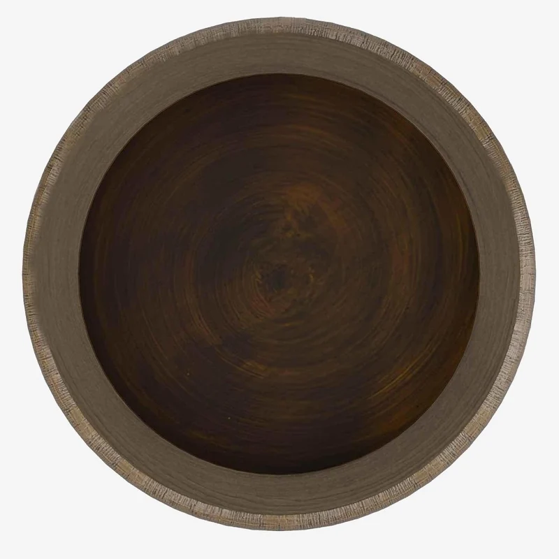 Coupelle vide-poches design imitation bois Lagos