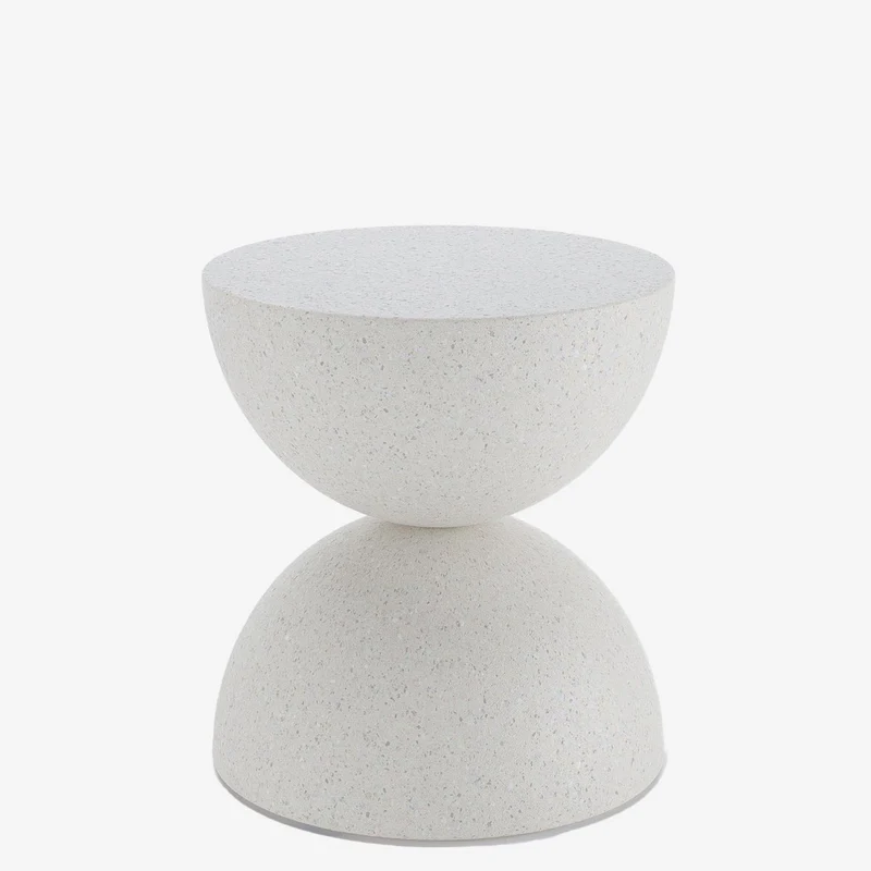 Table d'appoint ronde design en magnésie