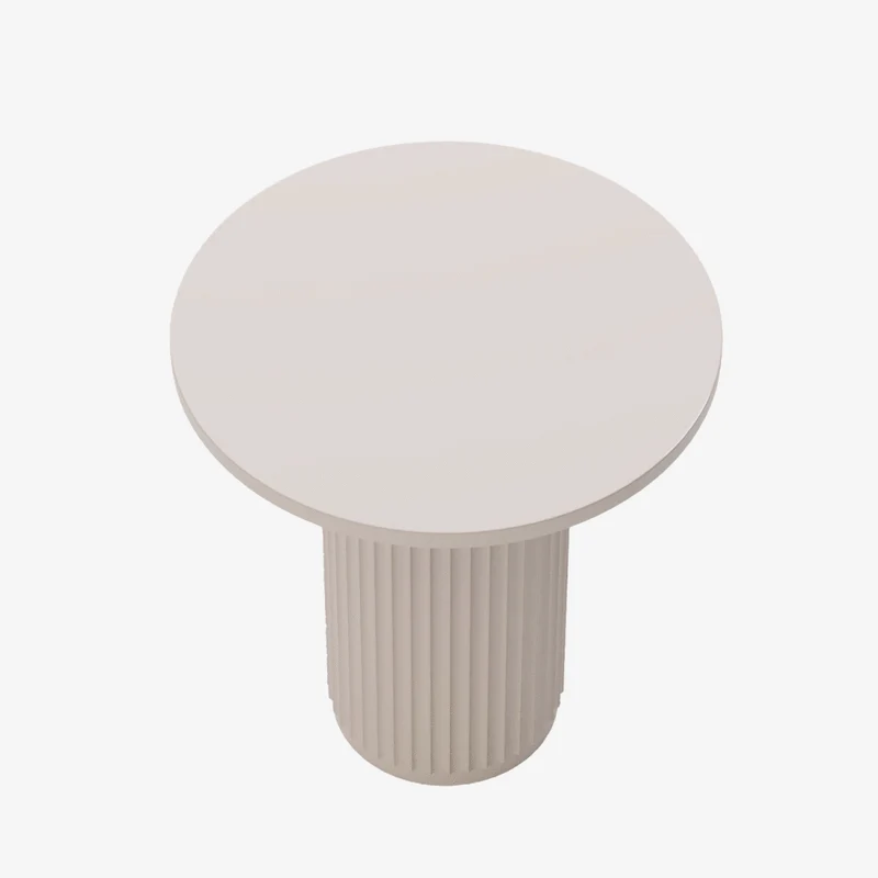 Table d'appoint ronde cannel e