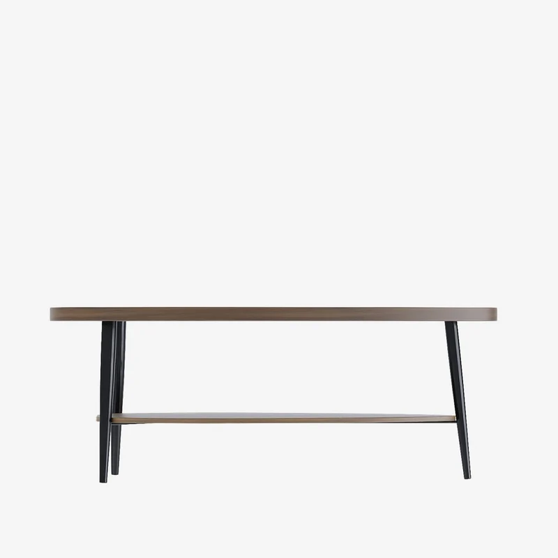 Table basse triangle arrondi