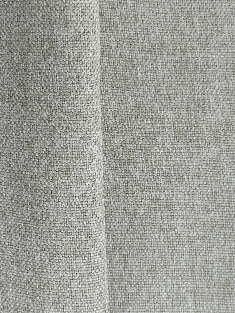 Fauteuil en tissu beige Victoria