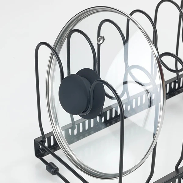 Support extensible 2 en 1 pour couvercles et poêles 57x18 cm Wenko by Maximex