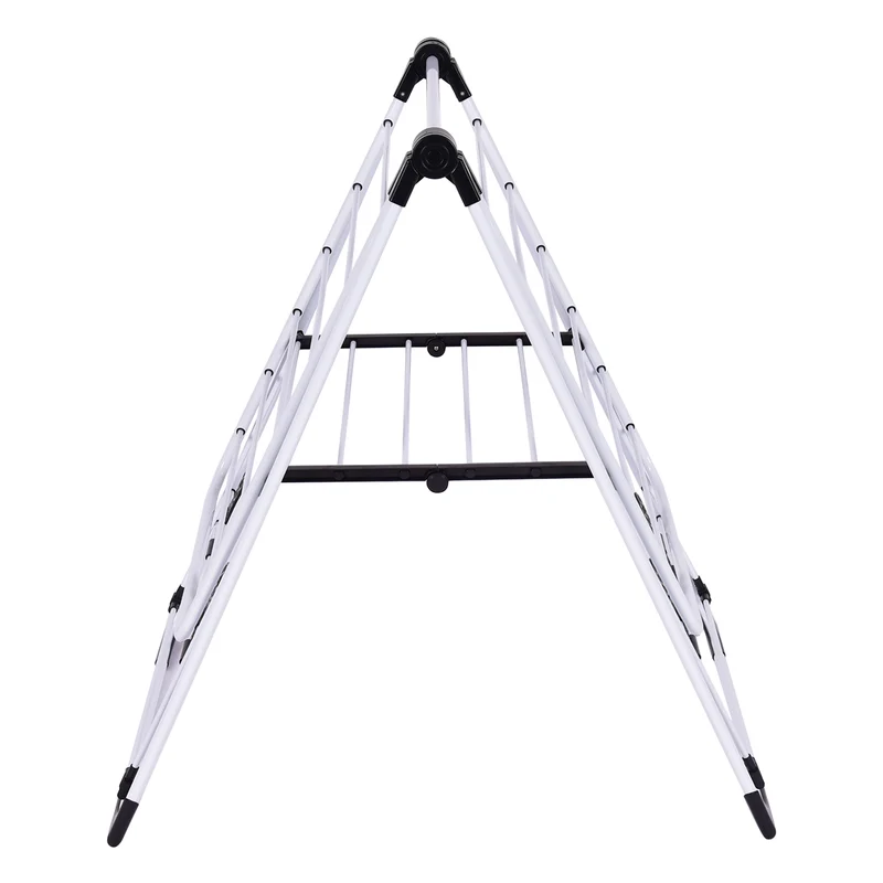 Costway - Etendoir a Linge Pliable, Sechoir a Linge, de Lessive Cintre Robuste Étendoir à Linge Séchoir à Vêtements en Acier pour Intérieur Extérieur