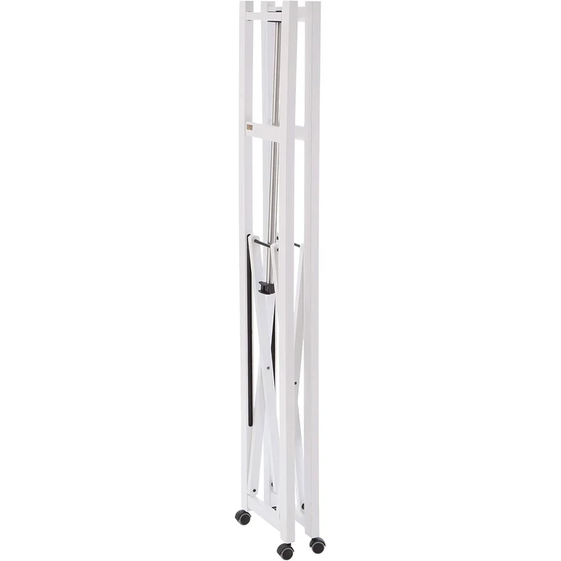ARIT - Portant GIULIUS Pliable Bois, Blanc, 31 x 78 x 160 cm