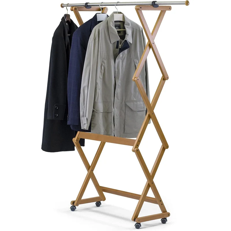 ARIT - Porte-manteau FELIX, Bois - Fermeté - Extensible - Finition Cerise « Ar-It le cœur du bois »