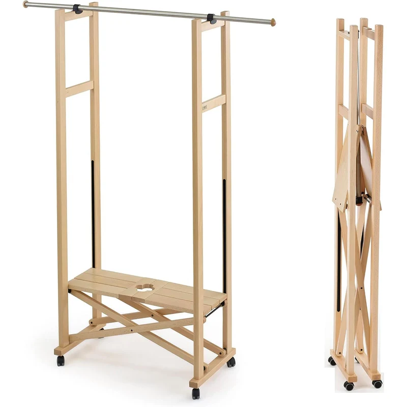 ARIT - Portant ELIOS Pliable Nature, Bois, 37 x 140 x 168 cm