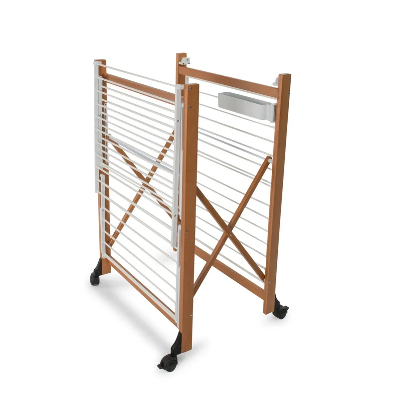Arit Aliante Etendoir a Linge Professionnel, Étendoir à Linge Bois, Pliable, Sèchoir à Linge Professionnel, Étendoir à Linge Solide Grande Capacité