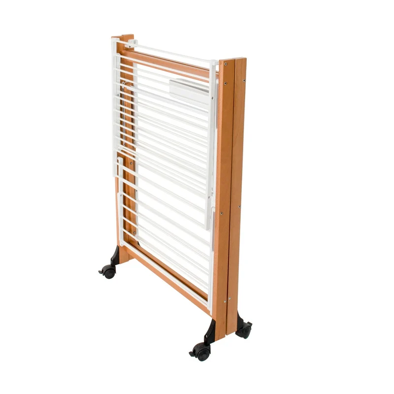 Arit Aliante Etendoir a Linge Professionnel, Étendoir à Linge Bois, Pliable, Sèchoir à Linge Professionnel, Étendoir à Linge Solide Grande Capacité