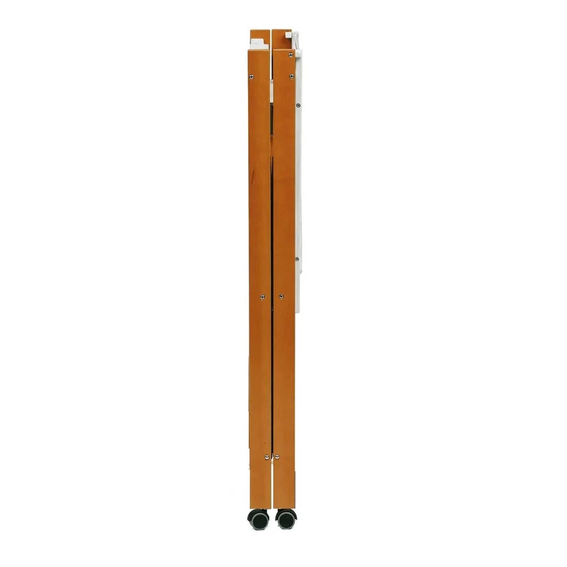ARIT AIRONE - Étendoir à Linge Bois, Etendoir a Linge Professionnel, Pliable, Tancarville Solide, 20 Mètres de Corde à Linge - Couleur Cerise