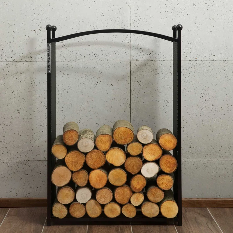 Cook King - Range Buche Interieur, Porte Buche, Rangement Bois - «CHERRY»