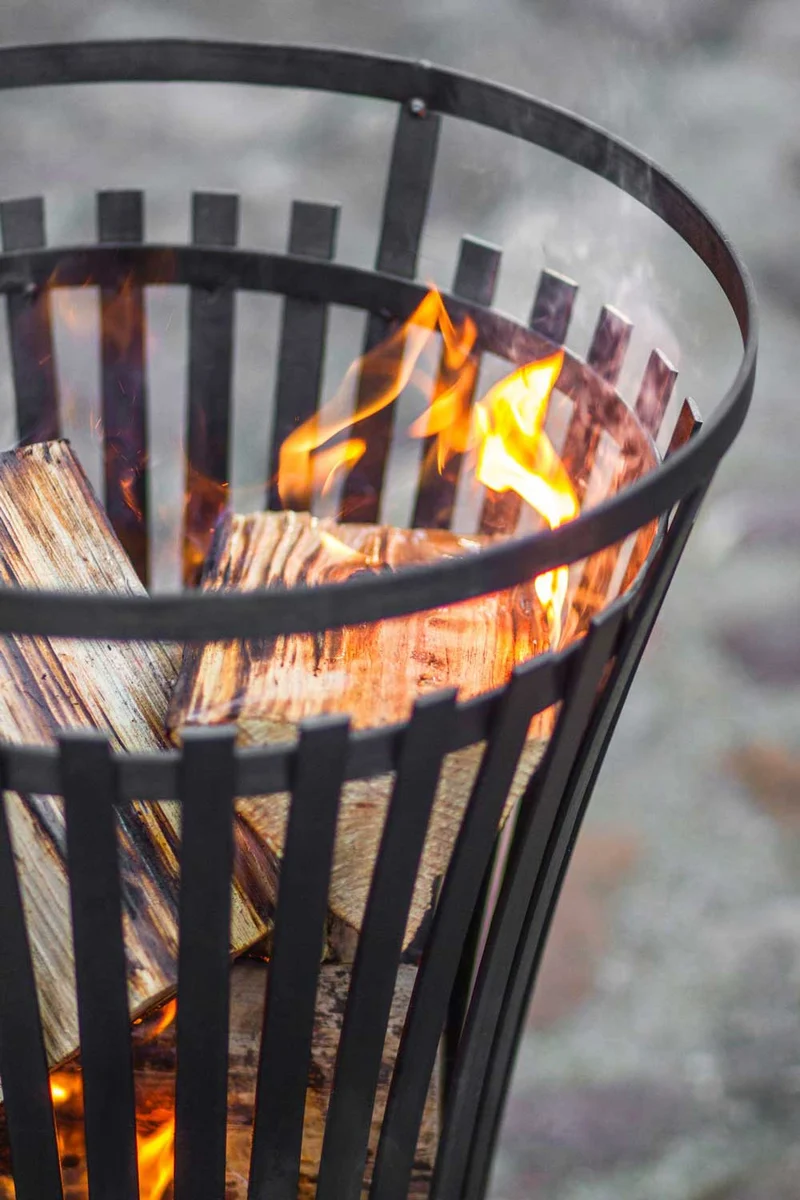 Cook King - Brasero Exterieur, Brasero Terrasse, Brasero de Jardin, Bol à Feu «FLAME»