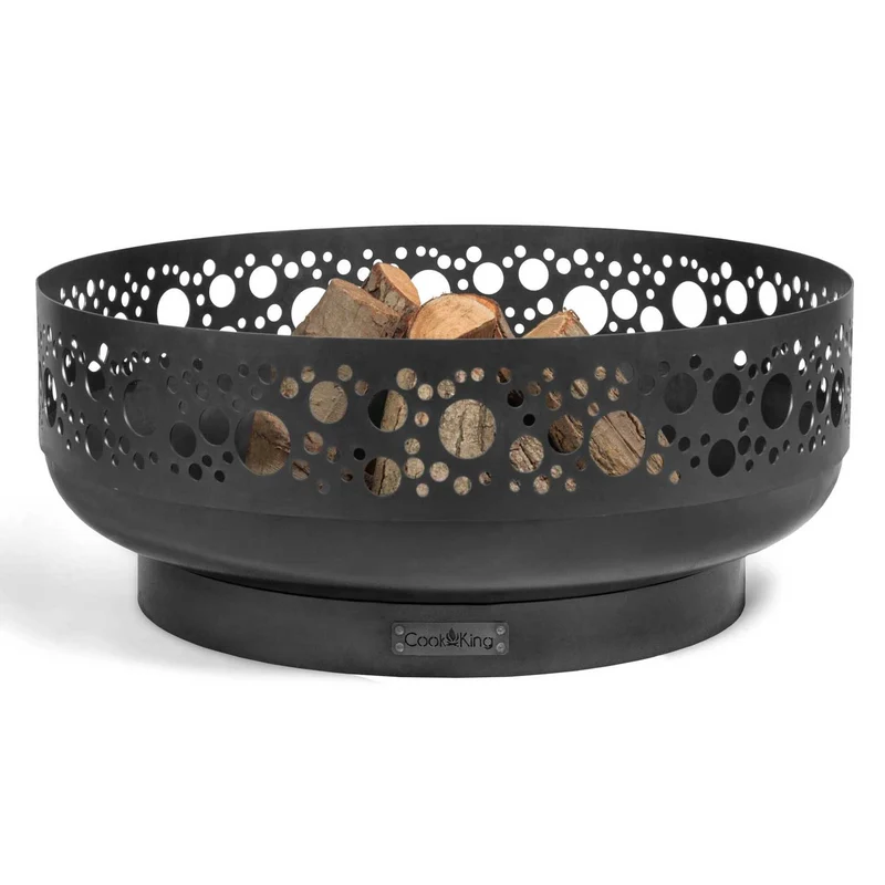 Cook King BOSTON - Brasero barbecue, brasero extérieur et brasero de jardin, Ø 80 cm