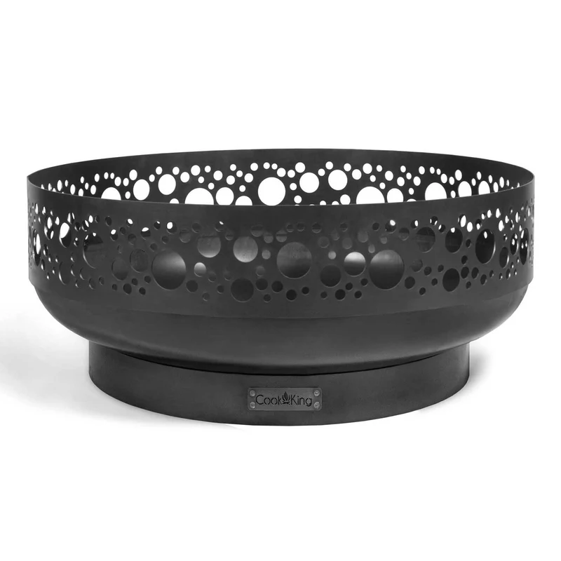 Cook King BOSTON - Brasero barbecue, brasero extérieur et brasero de jardin, Ø 80 cm