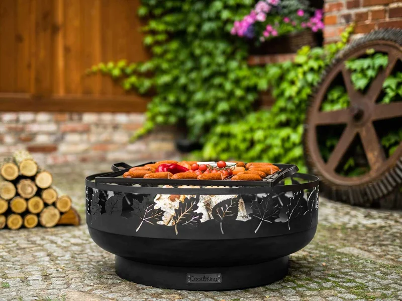 Cook King - Brasero Barbecue, Brasero Exterieur, Brasero Terrasse, Brasero de Jardin «TORONTO» 80 cm
