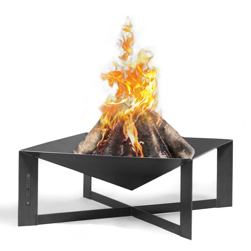Cook King - Brasero Barbecue, Brasero Exterieur, Brasero Terrasse, Brasero de Jardin «CUBA» 70 x 70 cm