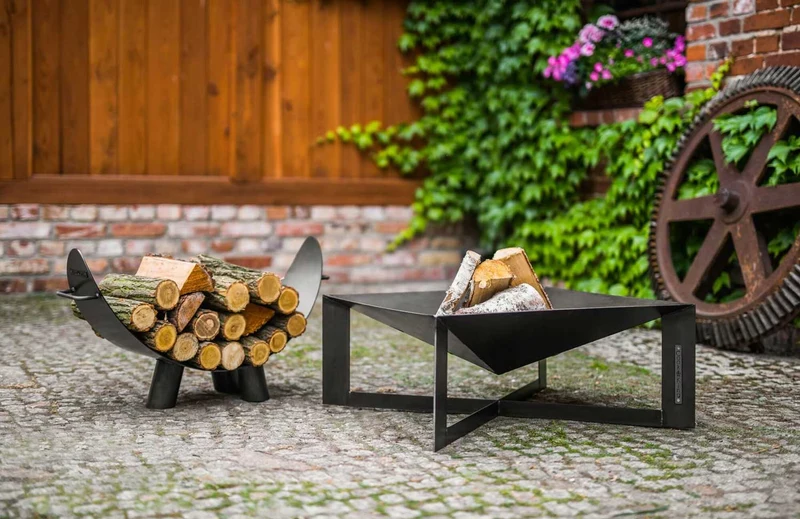Cook King - Brasero Barbecue, Brasero Exterieur, Brasero Terrasse, Brasero de Jardin «CUBA» 70 x 70 cm