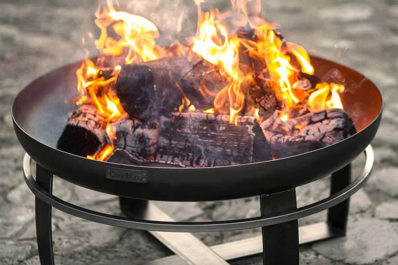 Cook King - Brasero Barbecue, Brasero Exterieur, Brasero Terrasse, Brasero de Jardin XXL «VIKING» 80 cm