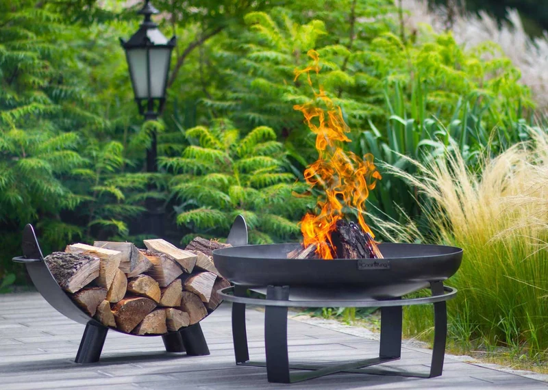 Cook King - Brasero Barbecue, Brasero Exterieur, Brasero Terrasse, Brasero de Jardin XXL «VIKING» 80 cm
