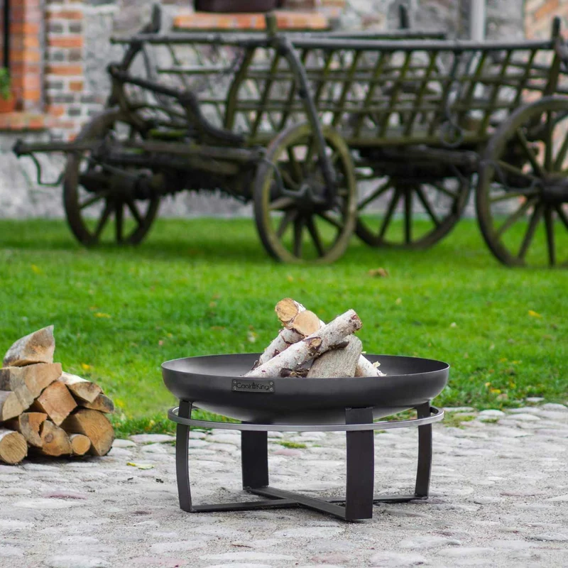 Cook King - Brasero Barbecue, Brasero Exterieur, Brasero Terrasse, Brasero de Jardin XXL «VIKING» 80 cm