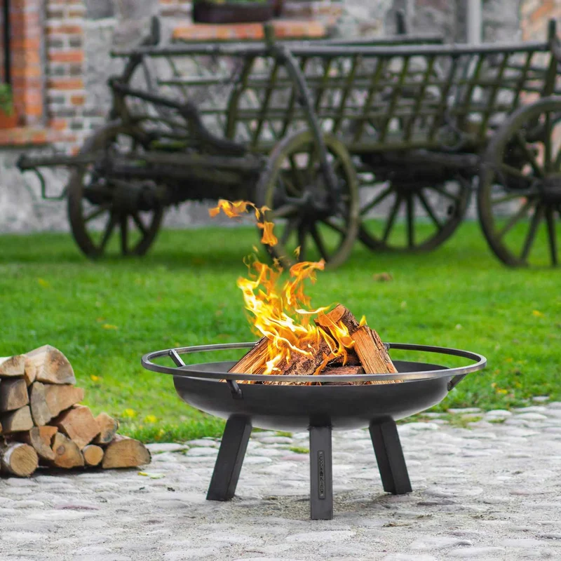 Cook King - Brasero Barbecue, Brasero Exterieur, Brasero Terrasse, Brasero de Jardin XXL «PORTO» 80 cm