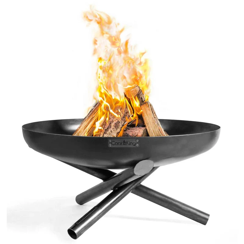Cook King - Brasero Barbecue, Brasero Exterieur, Brasero Terrasse, Brasero de Jardin «INDIANA» Dia. 60 cm, 70 cm, 80 cm, 100 cm