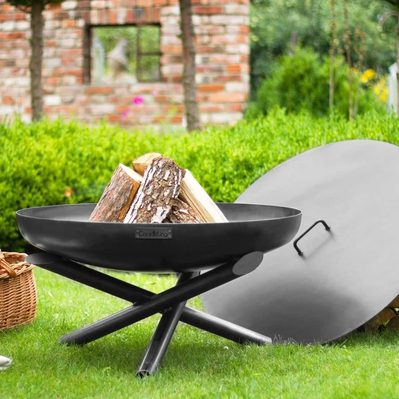 Cook King - Brasero Barbecue, Brasero Exterieur, Brasero Terrasse, Brasero de Jardin «INDIANA» Dia. 60 cm, 70 cm, 80 cm, 100 cm