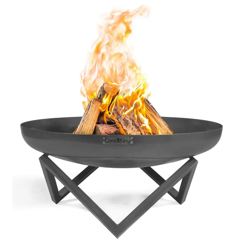 Cook King - Brasero Barbecue, Brasero Exterieur, Brasero Terrasse, Brasero de Jardin «SANTIAGO» Dia. 60 cm, 70 cm, 80 cm, 100 cm