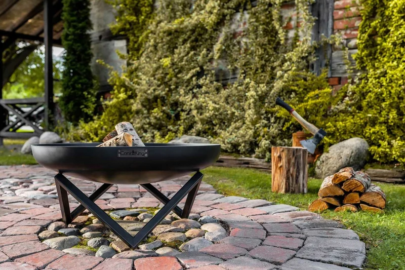 Cook King - Brasero Barbecue, Brasero Exterieur, Brasero Terrasse, Brasero de Jardin «SANTIAGO» Dia. 60 cm, 70 cm, 80 cm, 100 cm