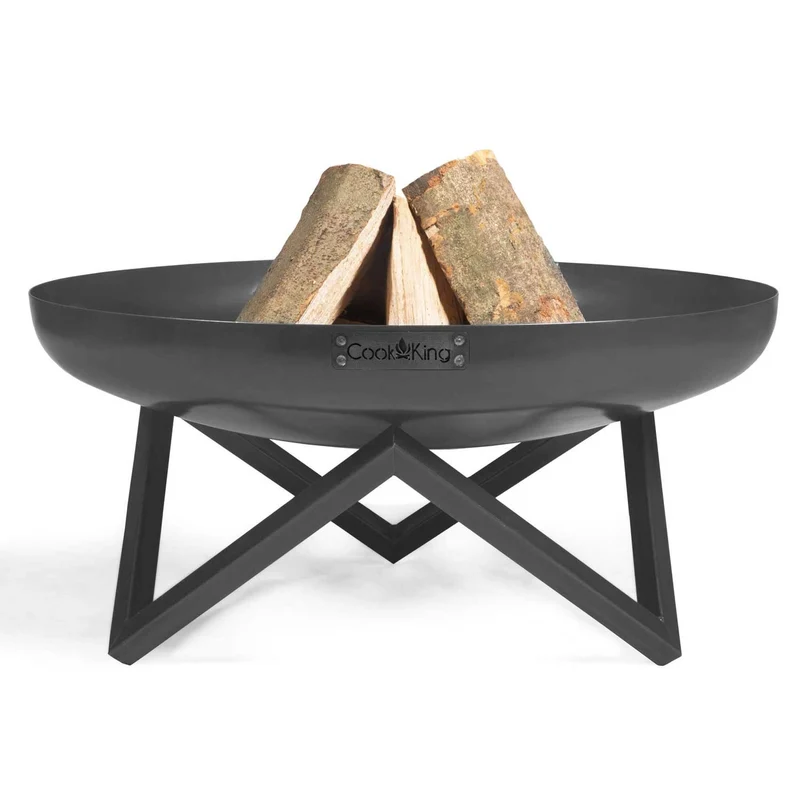 Cook King - Brasero Barbecue, Brasero Exterieur, Brasero Terrasse, Brasero de Jardin «SANTIAGO» Dia. 60 cm, 70 cm, 80 cm, 100 cm