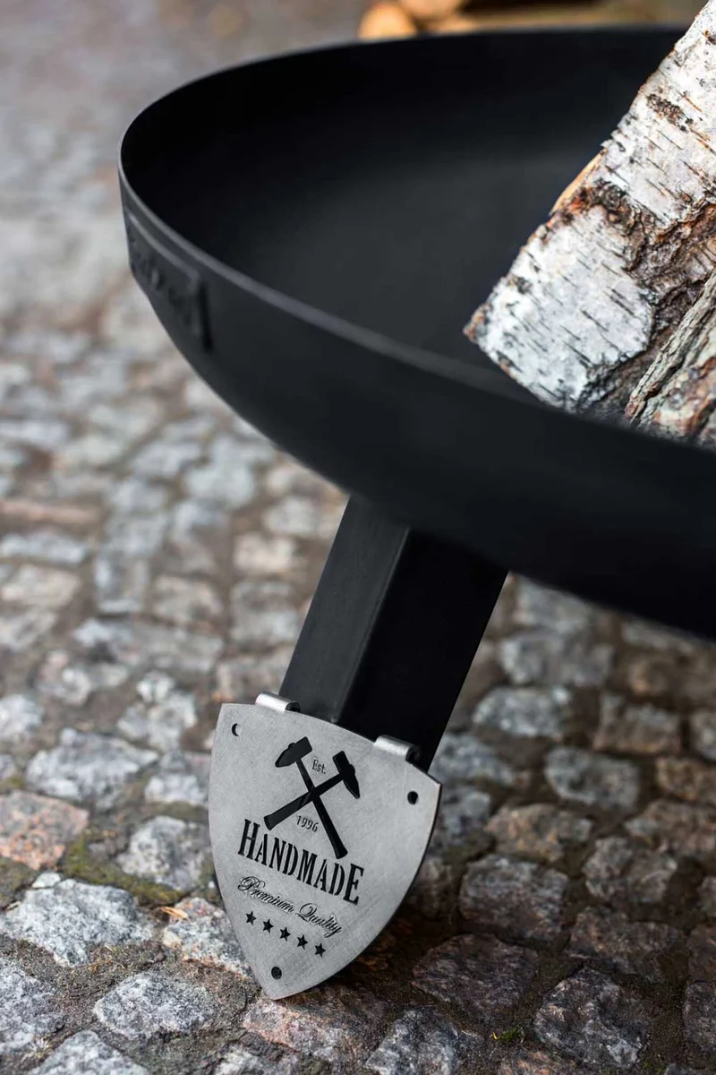 Cook King POLO – Brasero extérieur de jardin en acier, Ø 60, 70, 80 ou 100 cm, fabriqué en Europe