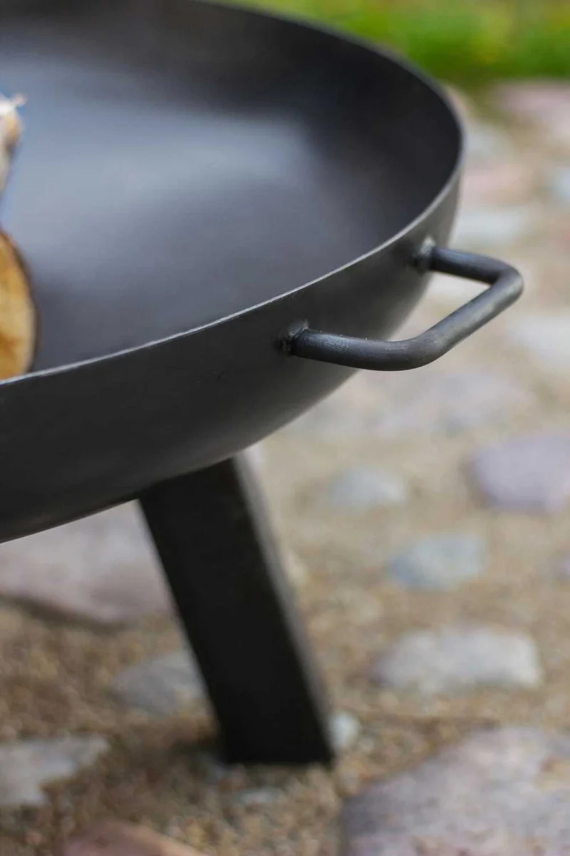 Cook King POLO – Brasero extérieur de jardin en acier, Ø 60, 70, 80 ou 100 cm, fabriqué en Europe
