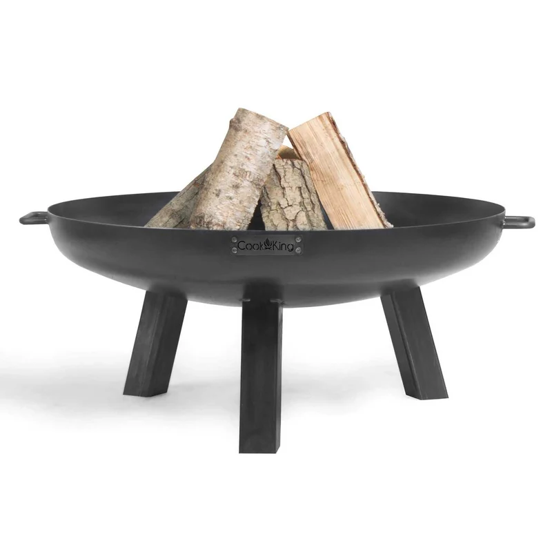 Cook King POLO – Brasero extérieur de jardin en acier, Ø 60, 70, 80 ou 100 cm, fabriqué en Europe