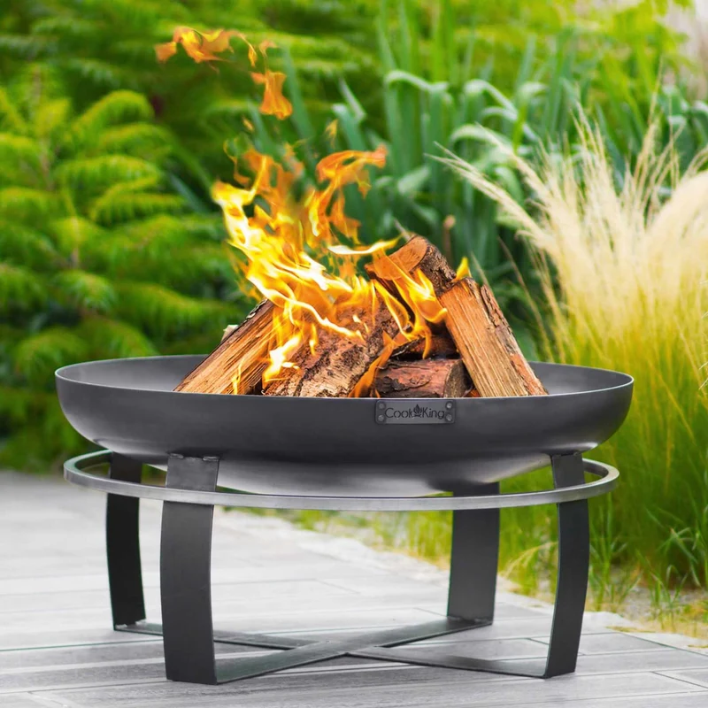 Cook King VIKING - Brasero barbecue, brasero extérieur et brasero de jardin, Ø 60, 70, 80 ou 100 cm