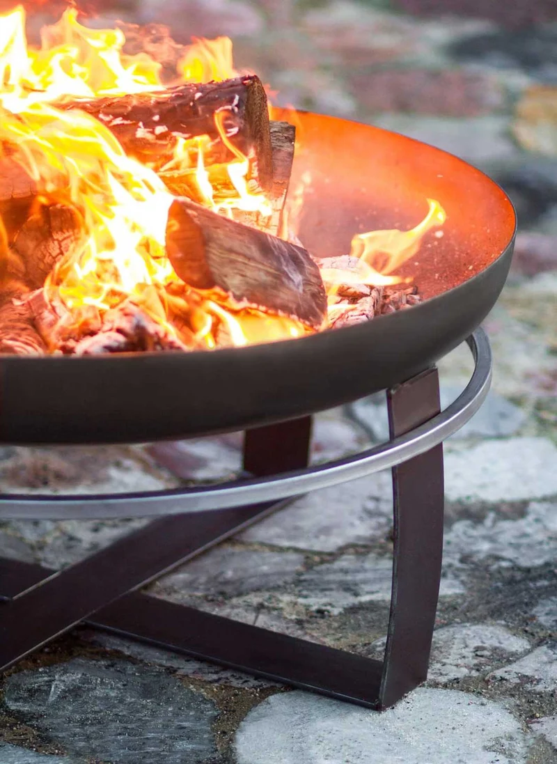 Cook King VIKING - Brasero barbecue, brasero extérieur et brasero de jardin, Ø 60, 70, 80 ou 100 cm