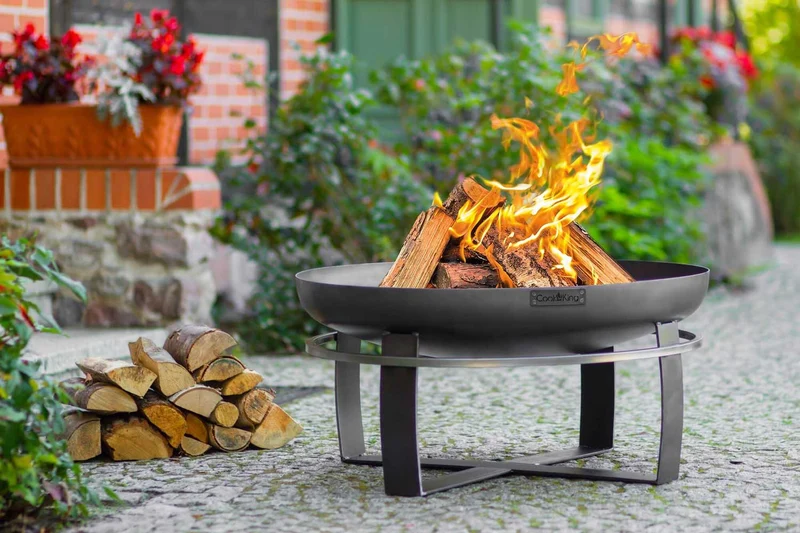 Cook King VIKING - Brasero barbecue, brasero extérieur et brasero de jardin, Ø 60, 70, 80 ou 100 cm