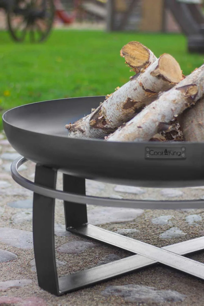 Cook King VIKING - Brasero barbecue, brasero extérieur et brasero de jardin, Ø 60, 70, 80 ou 100 cm