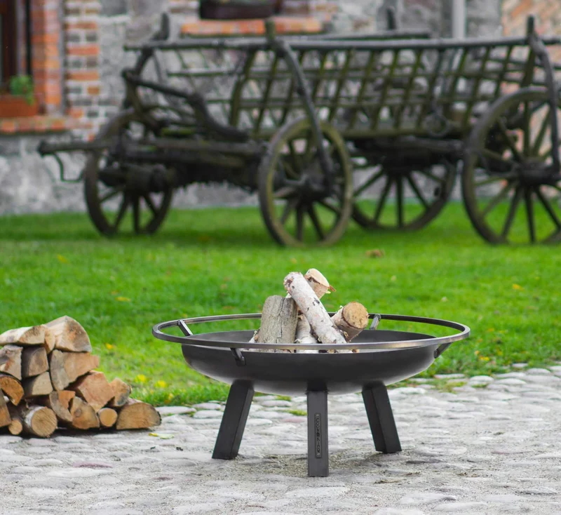 Cook King - Brasero Barbecue, Brasero Exterieur, Brasero Terrasse, Brasero de Jardin «PORTO» Dia. 60 cm, 70 cm, 80 cm, 100 cm
