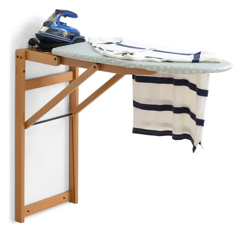ARIT STIROJOLLY - Planche à Repasser Murale, Table à Repasser Murale, Facile à Fixer avec les Chevilles Incluses, Surface de travail : 86 × 38 cm