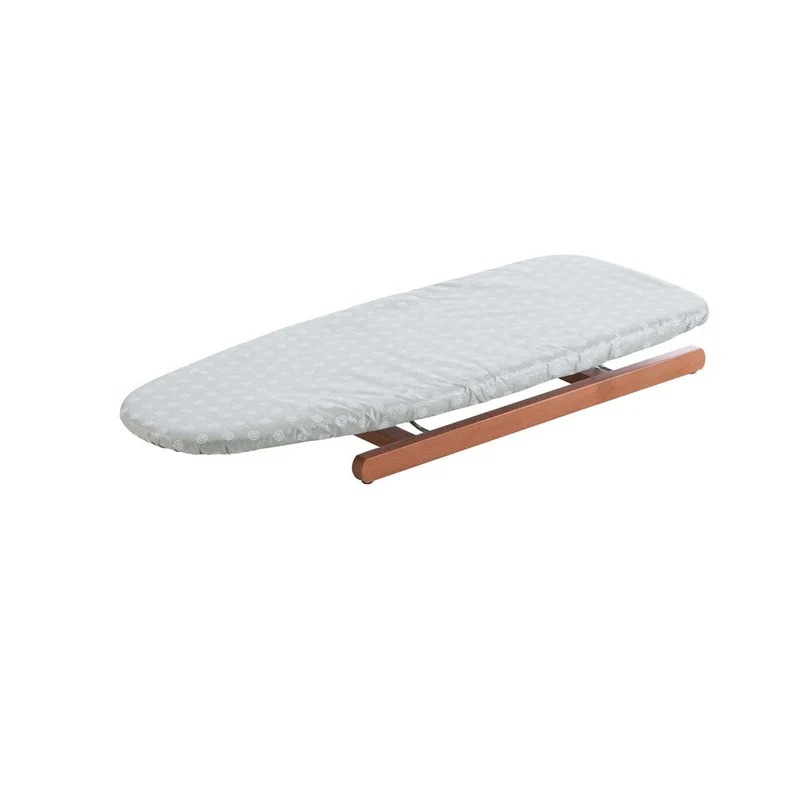 ARIT Stirosvelto – Table à repasser pliable en hêtre massif, plateau 85 × 32 cm, couleur cerisier