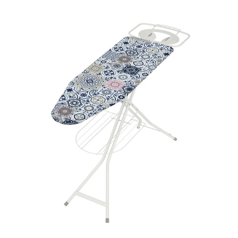 Colombo TURBO VAPOR - Planche à Repasser, Table à Repasser, (120 x 40 cm) Support fer vapeur renforcé, Pieds stables en tube unique Fabriqué en Italie