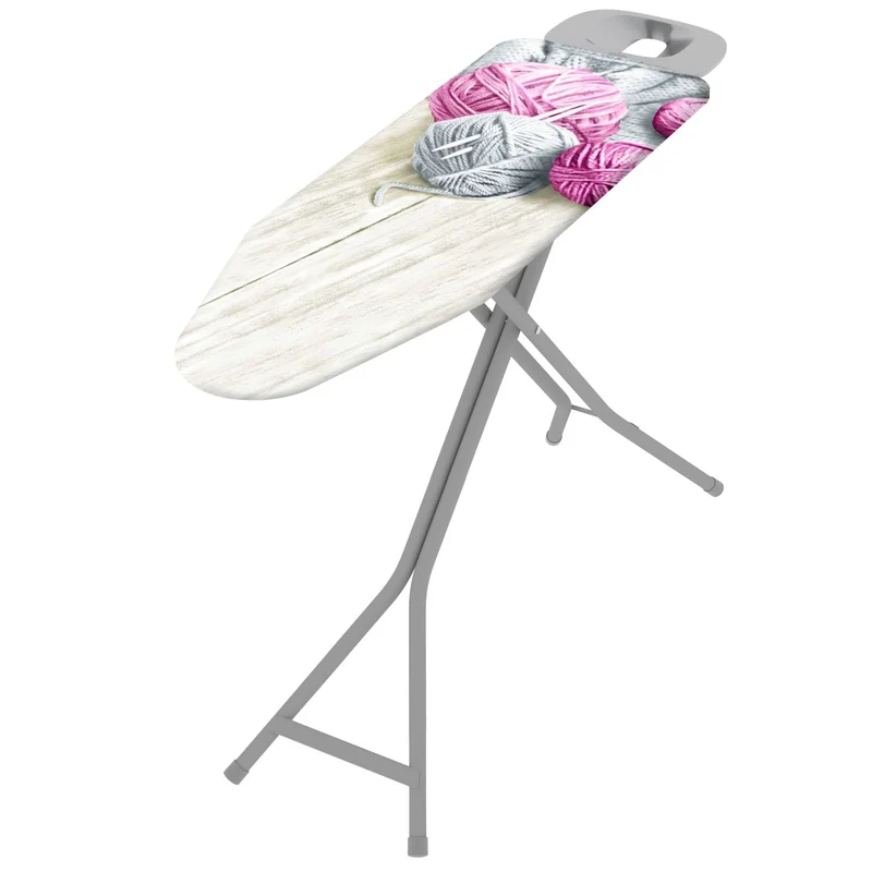 Colombo PROFI - Table à repasser, 120x40 cm, hauteur réglable en 6 positions jusqu'à 95 cm, housse de table à repasser 100% coton, Made in Italy