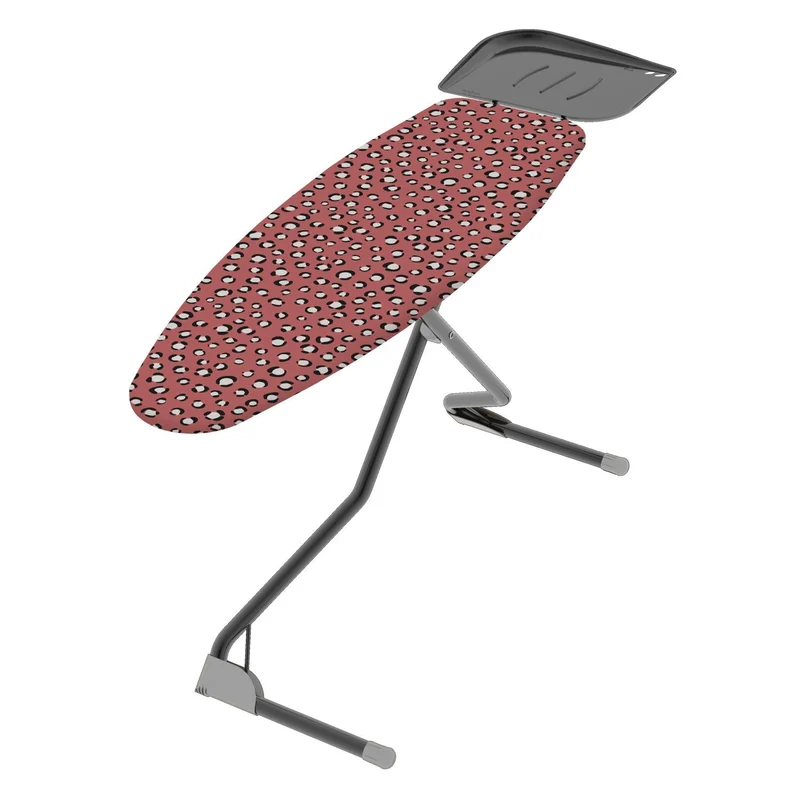 Colombo ATLANTIC - Table à repasser, Planche à repasser, 120x40 cm, hauteur réglable en 6 positions jusqu'à 95 cm, housse de table à repasser 100% coton