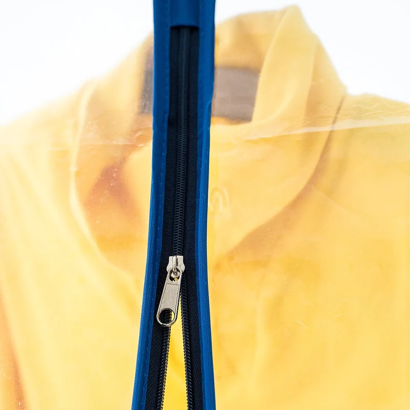 Tatkraft Screen – Housse transparente imperméable en polyéthylène pour portant à vêtements, 96 × 60 × 150 cm, avec fermeture éclair
